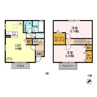 ローズヴィレッジの間取り