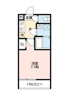 CRASTINE谷中【2階】の間取り