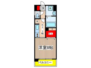 アルベ-ル向ヶ丘【2階】の間取り