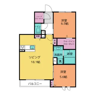 シャーメゾンヒルズ【3階】の間取り