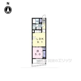 ヒカルサ尼崎栗山町【2階】の間取り
