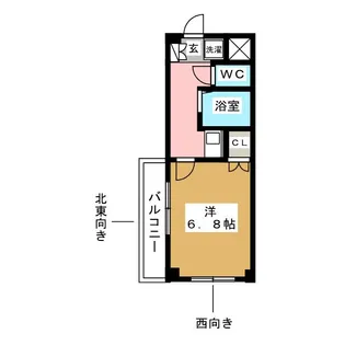 川口プラザB【2階】の間取り