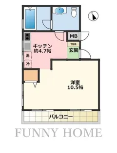 キャッスル自由が丘【2階】の間取り