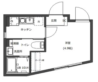 D-STYLE三ノ輪II【2階】の間取り
