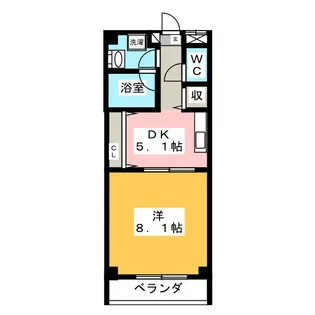グラヴィティ本山【3階】の間取り