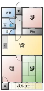 山田ビル【6階】の間取り