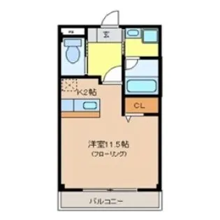クライムドアII【3階】の間取り