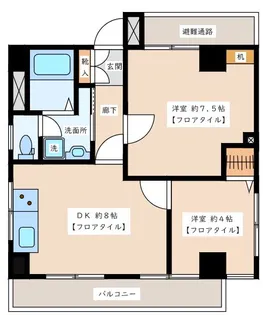 リブラ蒲田【2階】の間取り