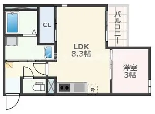 REGALEST GOFUKU【2階】の間取り