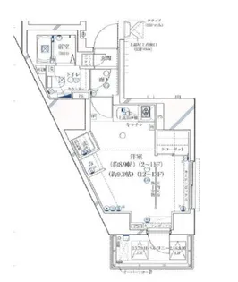 ル・リオン西新宿【10階】の間取り