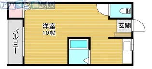 メゾンボワール【3階】の間取り