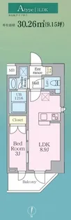 ルフォンリヴェント板橋西台【1階】の間取り