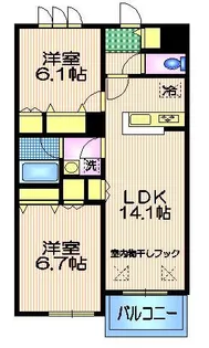 アルティプラーノI【1階】の間取り