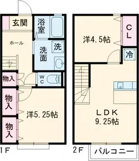 PLUMERIA A【1階】の間取り