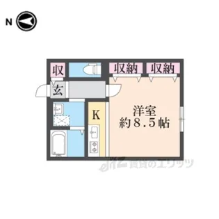 グランドール池島【1階】の間取り