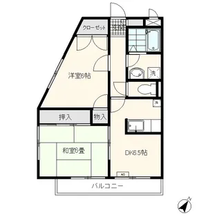 アーバンハイツ市川【3階】の間取り