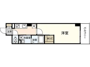 オーシー広島国泰寺【4階】の間取り