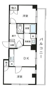 ペリグリンアパートメント【2階】の間取り