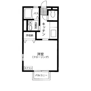 エヴァーグリーン・フロレスタ【1階】の間取り