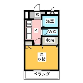 アネックスK【3階】の間取り