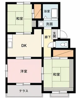 フォレストII【3階】の間取り