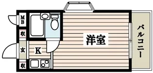 ビューハイム四谷【2階】の間取り