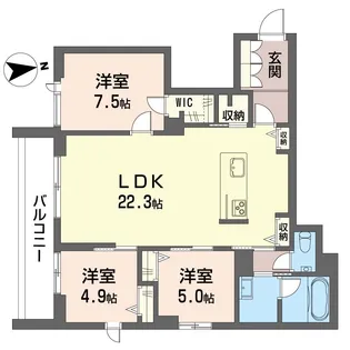 グランリオル【2階】の間取り