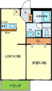 カーサアイザワ【2階】の間取り