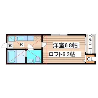 stage長町【1階】の間取り