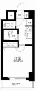 メインステージ日本橋馬喰町【3階】の間取り