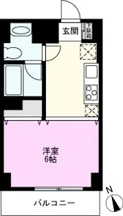 アクアコート【4階】の間取り