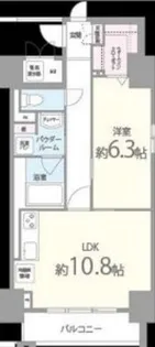リラシオ西明石駅前【2階】の間取り