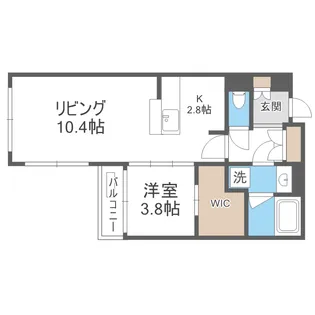 The Eight【3階】の間取り