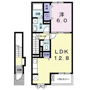 エトワール伏山【2階】の間取り
