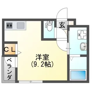 ステラウッド古市【1階】の間取り