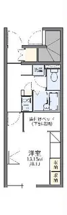 レオパレスオータムII【1階】の間取り
