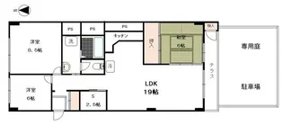 高島台ハウス【1階】の間取り