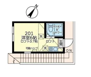ユナイト井土ヶ谷ジャックマロニー【1階】の間取り