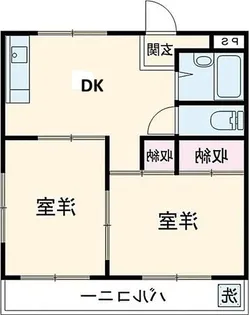 シティハイムサトウ【1階】の間取り