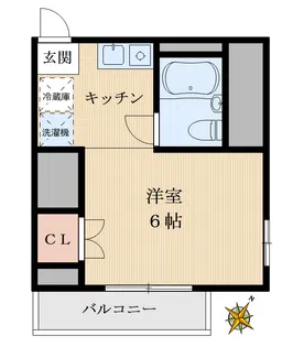 メゾンブラン【2階】の間取り