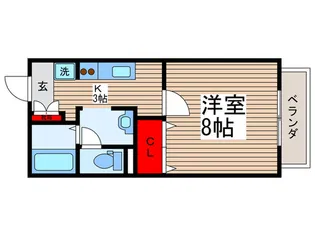 渡英グリーン・ルーフ【2階】の間取り