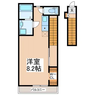 Cheers A【2階】の間取り