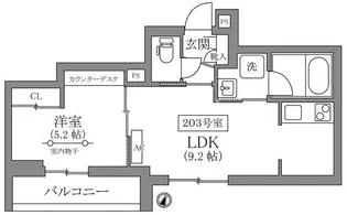 プレミアヒルズ【2階】の間取り