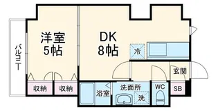 第2ウィスタリアマンション【3階】の間取り