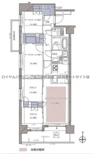 ディームス横濱青木町【5階】の間取り