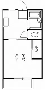 コーポマリンパーク【1階】の間取り