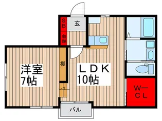 フルリール【2階】の間取り