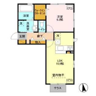 スタツィオーネ【1階】の間取り