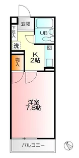 メゾン・カネト【1階】の間取り