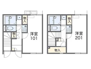 レオネクスト呉天石【2階】の間取り